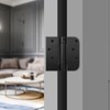 Haidms 3 Pack Self Closing Door Hinges 4 Inch Matte