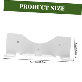 GRIRIW VR Headset Wall Mount Display Holder Sturdy Organizer for Controllers Smooth Surface Easy Installation for Home and Gaming Spaces Fits Furnishing Styles