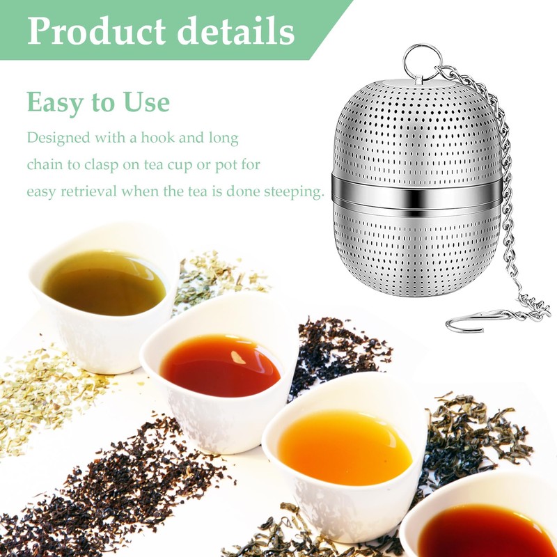 NAYAGOGO Tea Infuser for Loose Tea, Stainless Steel Tea Ball