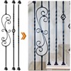 Zwinz 10 Pack Wrought Iron Balusters, 1/2" x 44" Balusters