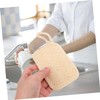 Baluue Natural Loofah Dish Washing Brush Set 2Pcs Kitchen Cleaning