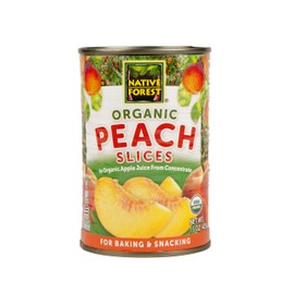 Native Forest Organic Sliced Peaches In Organic Light Syrup, 15 Oz
