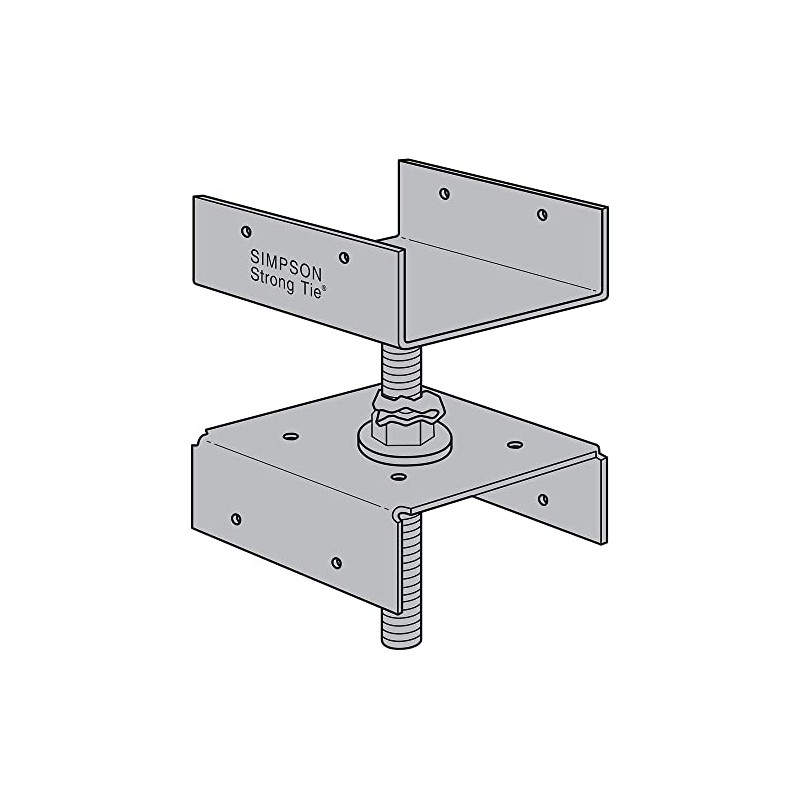 Simpson Strong-Tie JP44 - Jack Pier Floor Beam Leveler, 2"