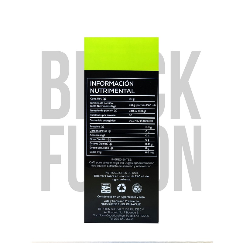 Black Fusion Original Algas