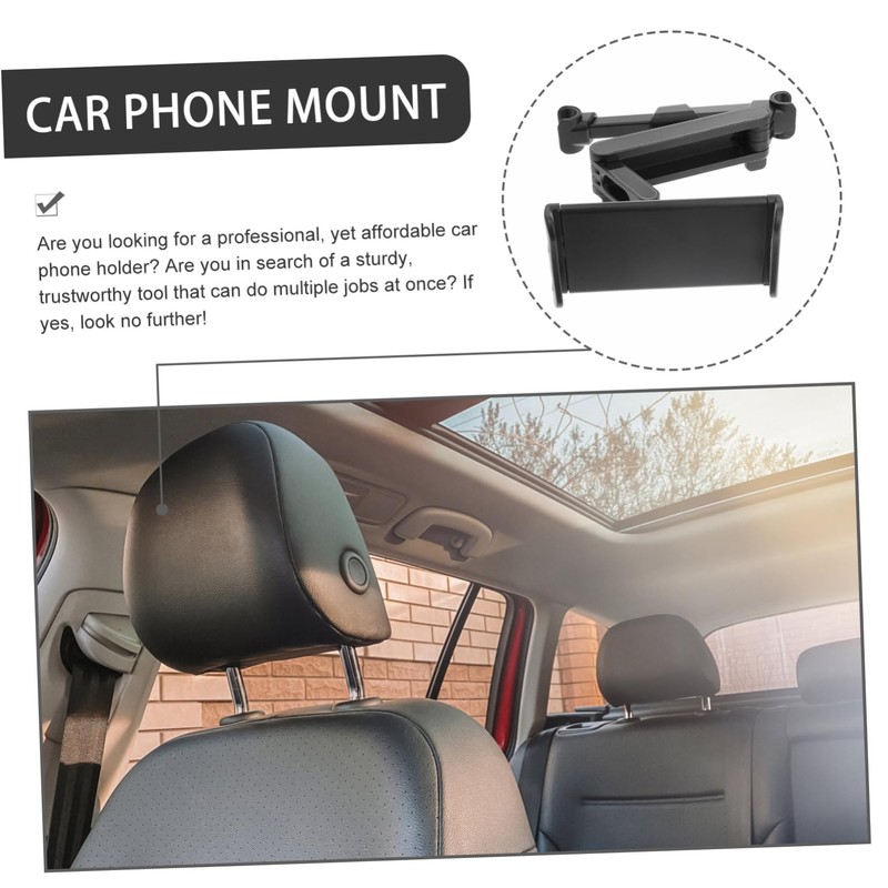 Operitacx Handyhalterung Rücksitz Auto 360° Drehbarer Kissen Tablet Halter Stabiler