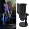 USB Gaming Microphone, PC Condenser Mic with Quick Mute Function,