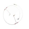 CJESLNA 10 Pcs Fishing Wire Leader Trace with Snap &