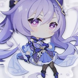 Cute Impact Gen Shin Acrylic Hanging Keyring, 3