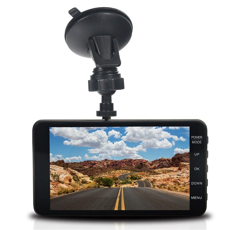 Minolta MNCD42-BK MNCD42 1080p Full HD Dash Camera with 4-Inch