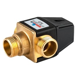 3-Way Thermostatic Mixing Valve Solar Water Heating Mixer Valve DN25 Male