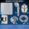 Voolan Filtered Shower Head Set, High Pressure Rain Shower with