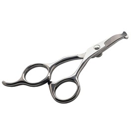 5 inch Curved Dog Grooming Scissors,5" Curved Pet Grooming Scissors with round tips for pets face and paw grooming