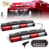 Emergency Dash Strobe Lights 2x16.8 Inch Red White Safety Flashing