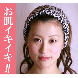 Raises the skin with a sharp face-up gel turban, black