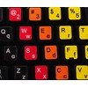 4Keyboard Learning English US Colored Keyboard Stickers (Lower & Upper