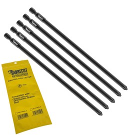 5 x SabreCut SC177PH2_5 177mm PH2 Compatible with Makita DFR750 DFR750RME BFR750 6844 P-67804 Autofeed Collated Drywall Screwdriver Gun Bit Single Ended Phillips No.2 Heavy Duty