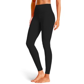 SKIDREAM Women's Black High Waisted Leggings, Tummy Control Workout Gym Yoga Pants