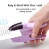 Staple-free stapler, mini cute book manual stapler machine for brochures,