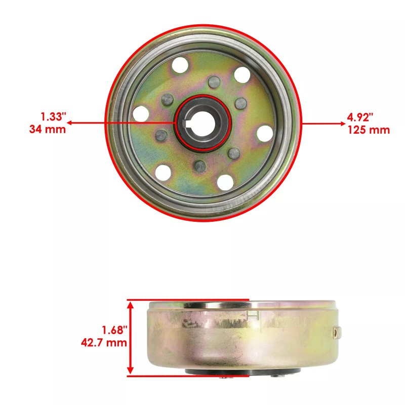 For Yamaha Stator Regulator Ignition Coil Flywheel for Yamaha Banshee