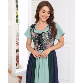 Jecarden Women's Renaissance Corset (Corset Only) Bustier Tops, rose, L