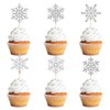 36 piezas de decoración de cupcakes de Navidad para decoración
