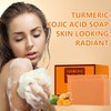 Kojic Acid Soap, Turmeric Soap for Face and Body, Deep