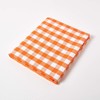 Homescapes - Block Check - Orange - 54 x 54
