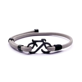 Aloha Gravel Bike Mountain Bike Bracelet Road Bike Gift Idea Men Women Adjustable Steel, Stainless Steel