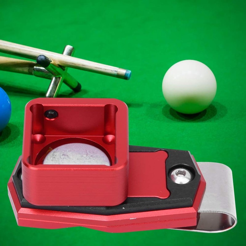 VGEBY Chalk Holder with Magnetic Clip, Portable Mini Magnetic Billiard