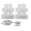 Solar Panel Z Mounting Brackets, Aluminium Construction with Hardware, Set
