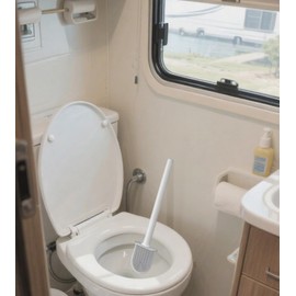 Thaibna Toilet Brush,Toilet Brush and Holder Set，Toilet Cleaner Brush，Silicone Toilet Brush，RV Toilet Brush,Toilet Brush Suitable for Various Usage scenarios.