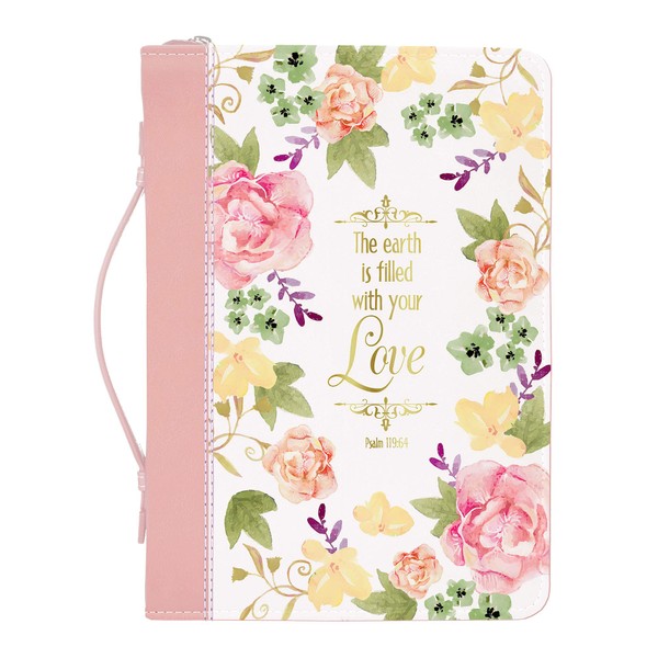 Filled with Your Love Watercolor Garden 8 x 6 Faux