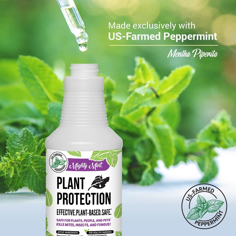 Mighty Mint 32 oz Peppermint Plant Protection Spray - for