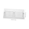 Levemolo Stainless Steel Vent Cover Durable Kitchen Vent Panel for