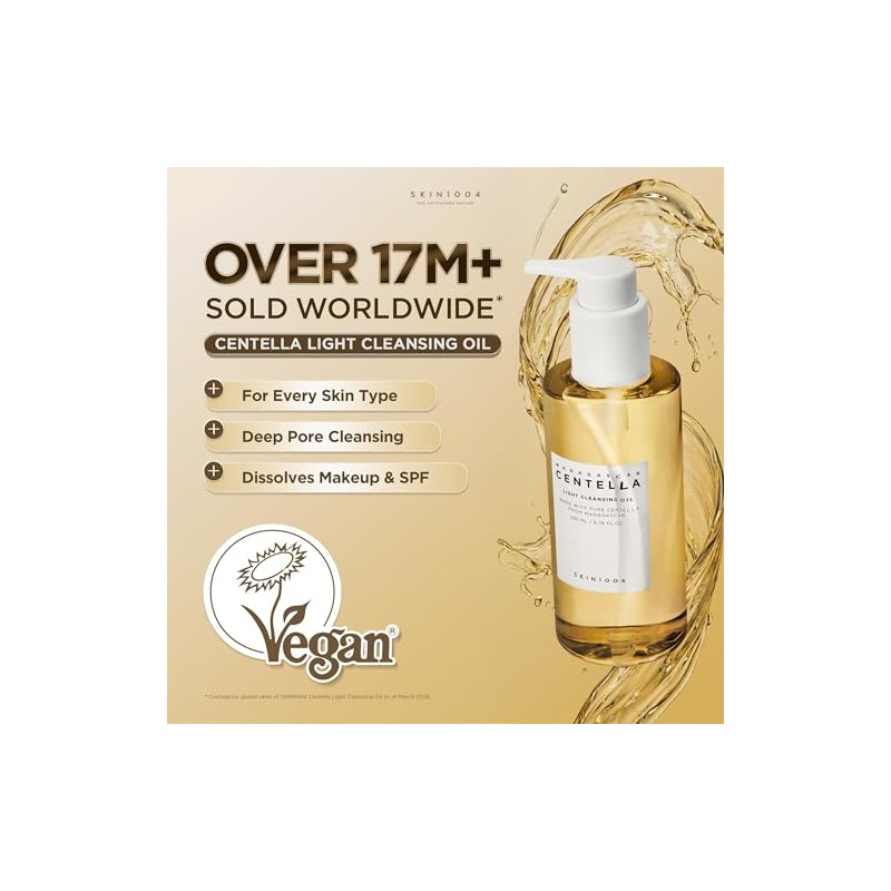 Madagascar Centella Light Cleansing Oil by Skin1004 for Women -