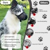 VZU Muzzle for Dogs, Breathable, Reflective, Adjustable Dog Muzzle for