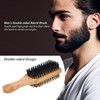 Cepillo de Barba y Bigote Doble Cara de Madera moonyeah