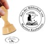 Ex Libris Stamp - Book Stamp with Your Name in
