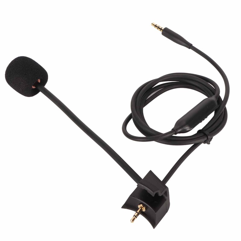 Boom Mic Cable Professional Noise Reduction Replacement Headphone Boom Microphone