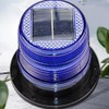 Solar Strobe Warning Light with Strong Magnetic Base LED Warning