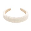 axy Knitted Fabric Headband with Fine Metallic Threads, Padded, Beautiful