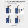 UP Security Ski Lock, 4 Digit Combination Padlock with Retractable