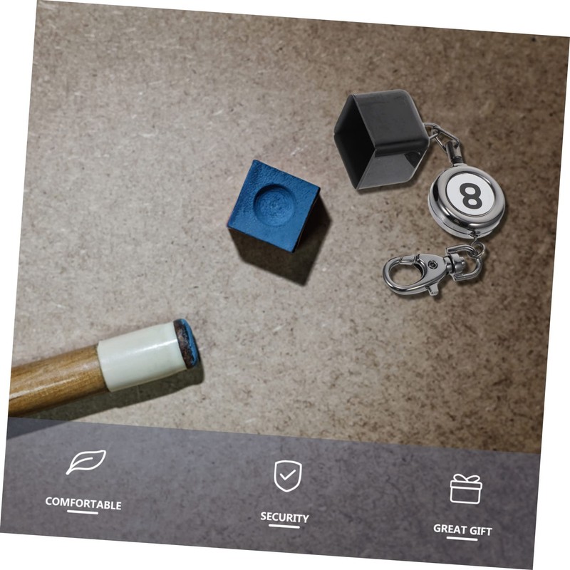Totority Professional Pool Cue Chalk Holder with Protective Cover Durable