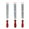 Steel Chain Saw Sharpening File Set Round Gauge File Handle