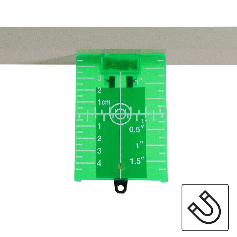 Huepar Green Laser for Brightness, Simple Light Receiver Plate, Target