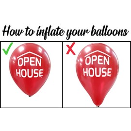 Party Zone Set of 16pcs Recycling Balloons for Garbage Party, Go Green Campaigns or Garbage Truck Decorations – Balloons Assorted Colors in Green White 12” Latex in 2-Sided Print – Use Air or Helium