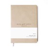 Mal Paper Daily Goal Setter Planner - Tan, 6 Month