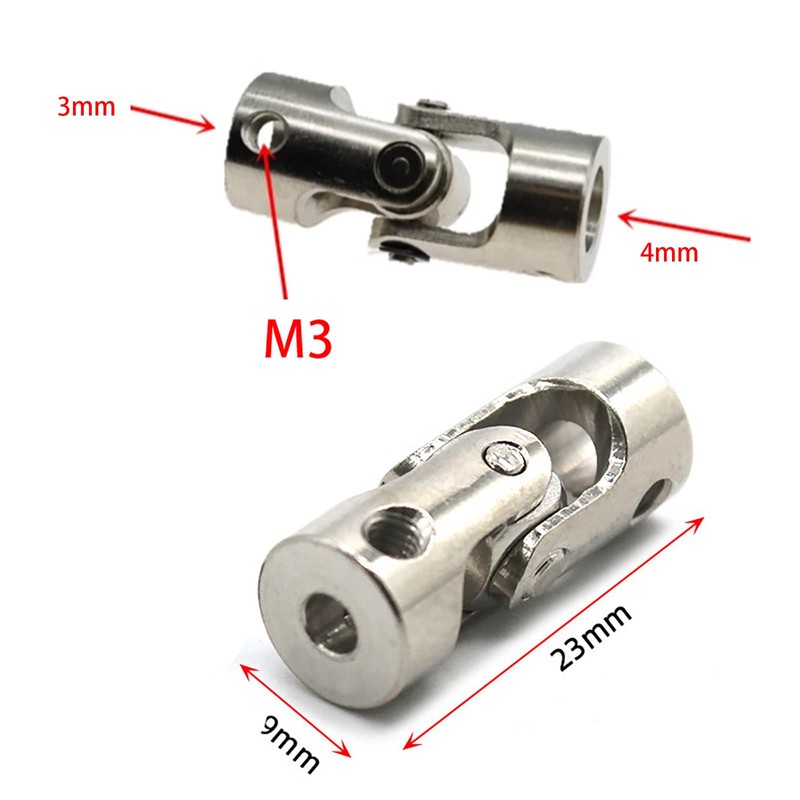 SENRISE Universal Joint 1PCS 2-10mm U-Joint Steering Shaft Gimbal Connector