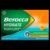 Berocca Hydrate Electrolytes + B Vitamins Orange Effervescent 20 Tablets