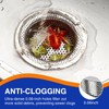 Hocent 2 Pack Kitchen Sink Strainer, Stainless Steel Sink Drain